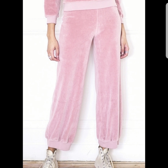 Kondi Pants - Kondi High Waist Velour Harem Pants